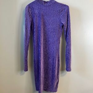 Purple body dress